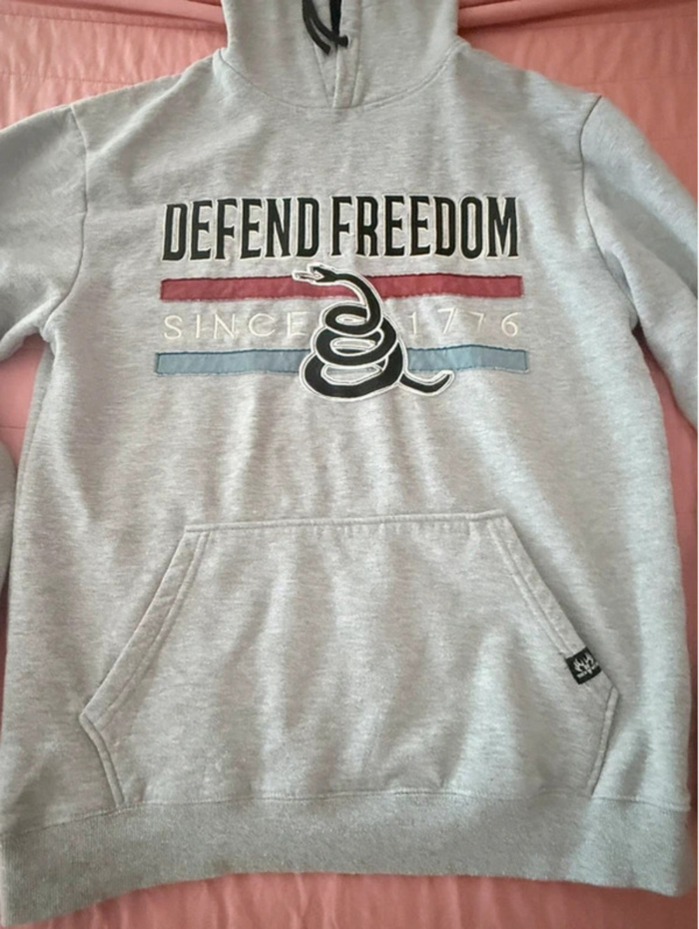 Buck Wear Defend Freedom Since 1776 Gadsden Snake Hoodie Men’s Large 1587